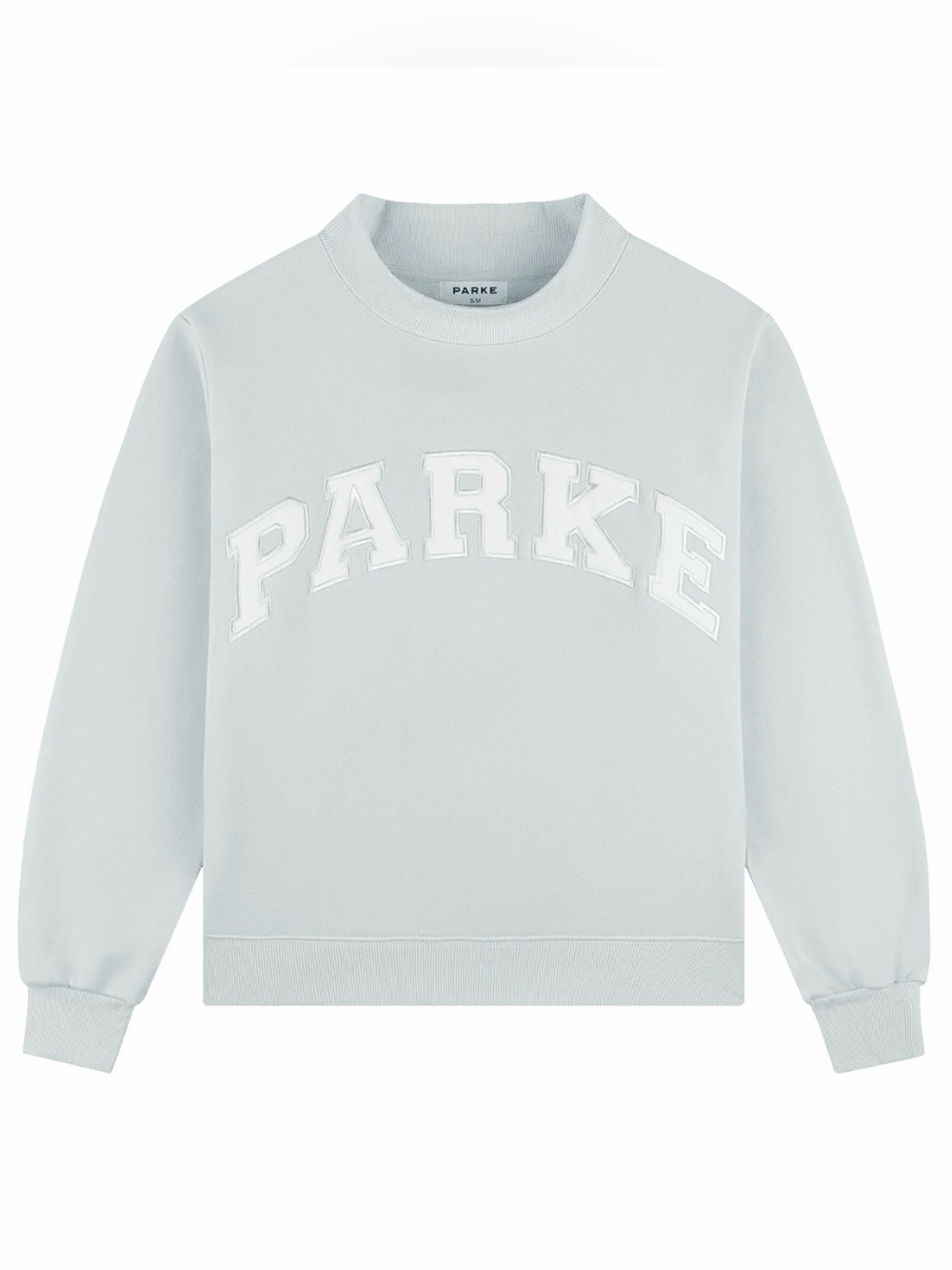 PARKE Varsity Mockneck Something Blue + White L/XL